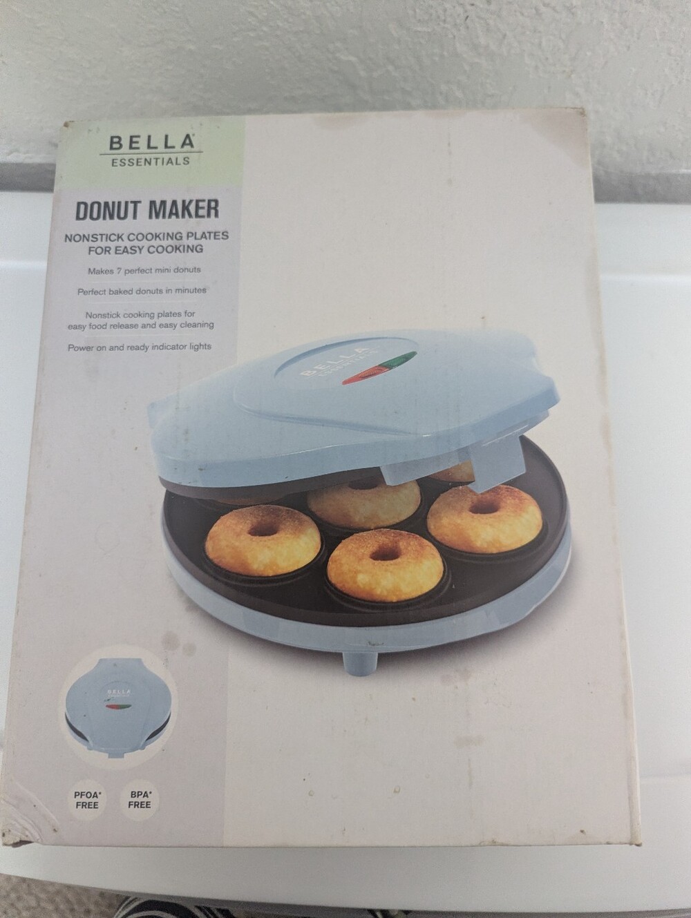 Abella Light Blue Mini Donut Maker